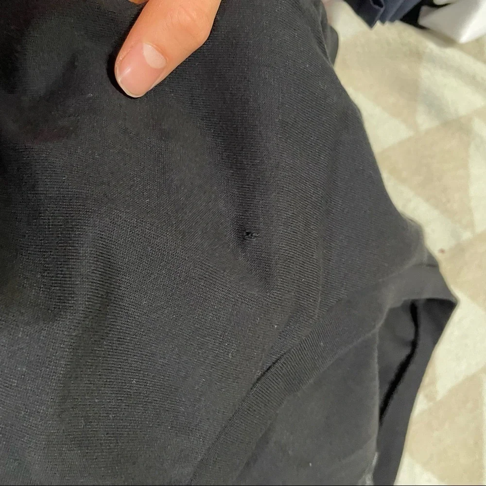 J crew knit midi dress stretch black - Picture 3 of 3